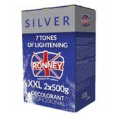 RONNEY Silver Classic bezpyłowy rozjaśniacz do 7 tonów XXL, 2x500g