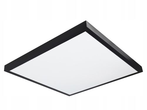 Panel LED natynkowy 60W czarny 60x60cm Plafon lampa sufitowa kwadrat na Arena.pl