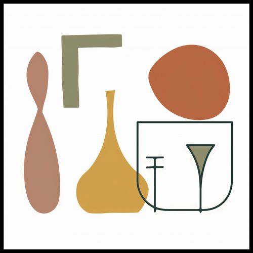 Plakat 100x100cm Naczynia na Arena.pl