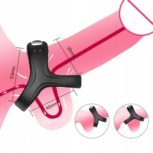 PIERŚCIEŃ EREKCYJNY pierścionek NA PENISA WIBRATOR na Arena.pl