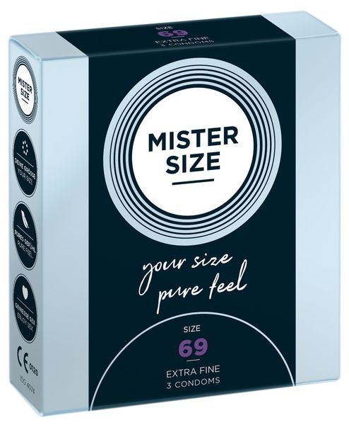 Prezerwatywy Mister Size 69 mm (3 szt) zdjęcie 1