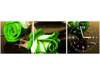 30 90CM OBRAZ 3 ELEM WENGE LIMONKA ŚCIENNY PŁOTNO DRUK