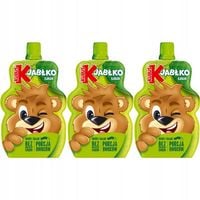 Kubuś Mus 100% jabłko banan 100 g x 3 sztuk