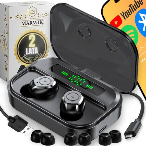 SŁUCHAWKI BEZPRZEWODOWE DOUSZNE Z MIKROFONEM M7 PRO SPORTOWE do IOS ANDROID na Arena.pl