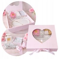 Prezent na Dzień Mamy Box Personalizowany Świeca Bransoletka urodziny