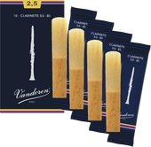 Stroik klarnet Bb 2,5 Vandoren Classic Blue CR1025 4 szt. ZESTAW