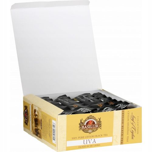 Basilur UVA herbata ekspresowa CZARNA bez dodatków CEYLON - 100 x 2 g na Arena.pl