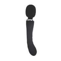 czarny wibrator łechtaczkowy punktu g fantasy silikonowy usb 24 cm