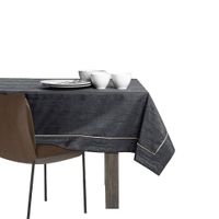 Obrus Plamoodporny VESTA Mankiet + Lamówka 110x180 C. Szary AmeliaHome