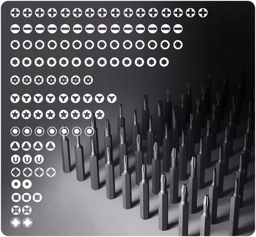 PROFESJONALNY ZESTAW narzędzi śrubokrętów wkrętaki torx bity DUŻY 132 na Arena.pl