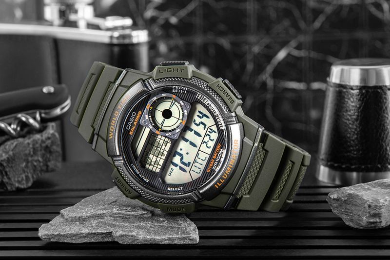 zegarek męski casio ae-1000w-3avdf + box zdjęcie 6
