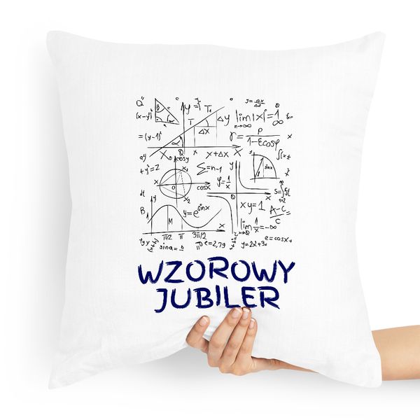 Prezent Poduszka Dla Jubilera Wzorowy Jubiler Z Nadrukiem Ze Zdjęciem zdjęcie 1