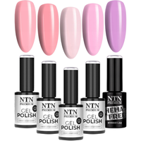 5x NTN Lakier Hybrydowy 5g Wiosna Spring Wiosenne Pastelowe Kolory v2