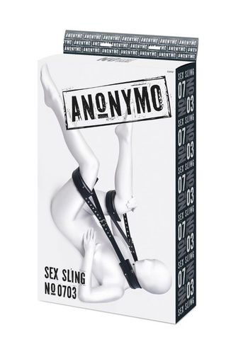 Anonymo Fixing Sling, Pu Leather, Black, 145 Cm na Arena.pl