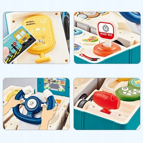 INTERAKTYWNY SAMOCHÓD WBIJAK EDUKACYJNY POJAZD DLA DZIECI Z DŹWIĘKIEM 6M+ na Arena.pl