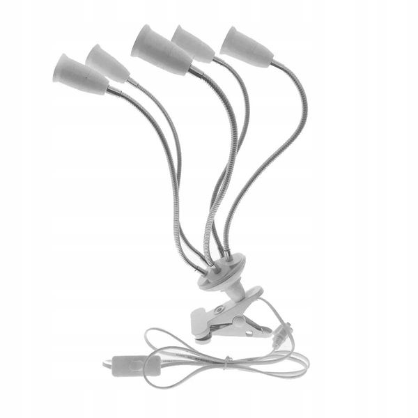 Uchwyt Do Żarówek Heckermann Bm-Td-50Cm Biały - 5 Głowice zdjęcie 10