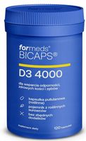 Witamina D3 4000 IU ForMeds BICAPS 120 kaps Wapń Kości Odporność