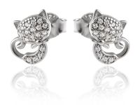 RODOWANE KOLCZYKI CELEBRYTKI KOTEK KOT CAT MRUCZEK