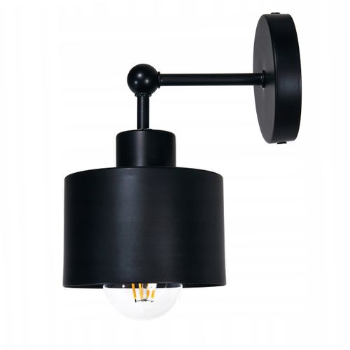 Lampa ścienna E27 czarny mat kinkiet na Arena.pl