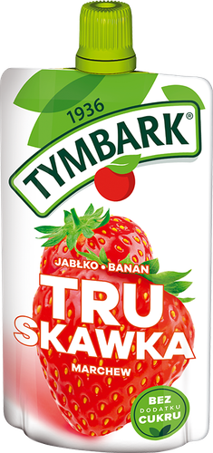 Tymbark Mus 100 % z owoców i marchwi truskawka jabłko banan marchew 120 g na Arena.pl