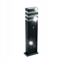 SŁUPEK OGRODOWY 40cm Z CZUJNIKIEM 1x GU10 CZARNY ECO LIGHT SO-40P EC79420