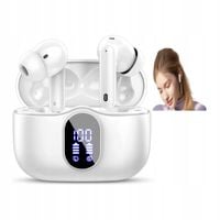 Słuchawki Bezprzewodowe Douszne Dokanałowe Bluetooth Z Mikrofonem Anc Usb C
