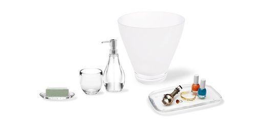 Kubek łazienkowy szklany Droplet na Arena.pl