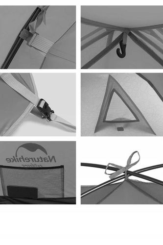 Namiot turystyczny Naturehike P-Series 4 UV - zielony na Arena.pl