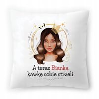 Poduszka Dla Bianki Na Urodziny Na Prezent Z Nadrukiem Ze Zdjęciem