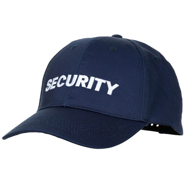 CZAPKA Z DASZKIEM SECURITY NIEBIESKA  MFH zdjęcie 1