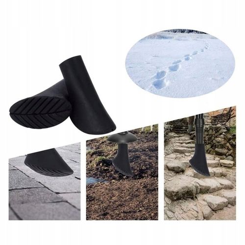 Nakładki Końcówki do Kijków Nordic Walking Trekkingowych Chodzenia mix 30x na Arena.pl