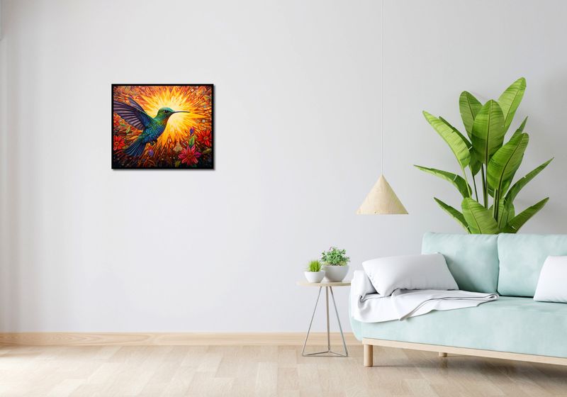 Plakat 60x50cm Koliber Barw zdjęcie 4