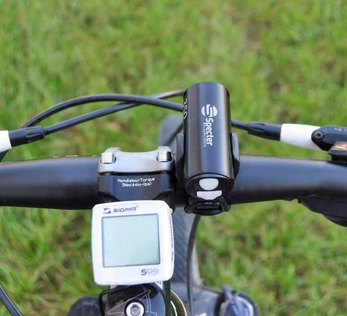 Przednia lampka ROWEROWA LED Specter XPG350 lm latarka uchwyt USB miejska na Arena.pl