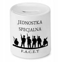 Skarbonka Dla Chłopaka Jednostka Specjalna Prezent Z Nadrukiem Ze Zdjęciem