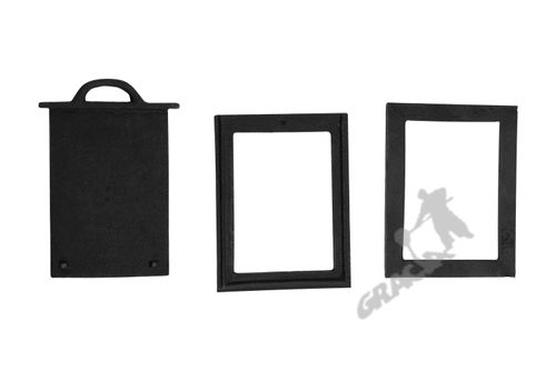 SZYBEREK MAŁY 3-ELEMENTOWY szyber żeliwny do pieca na Arena.pl