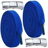 Sznurowadła niebieskie sznurówki bez wiązania elastyczne uniwersalne