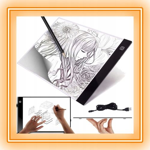 TABLET GRAFICZNY TABLICA DZIECI RYSOWANIA DESKA KREŚLARSKA LED + 5 GRATISÓW na Arena.pl
