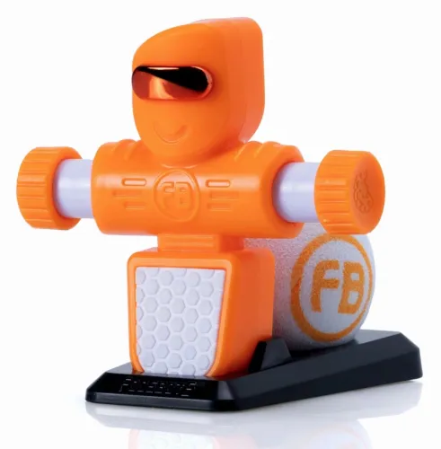 Fat Brain Toys Pomarańczowy Piłkarzyk Foosbots Zestaw dla Jednego Gracza na Arena.pl
