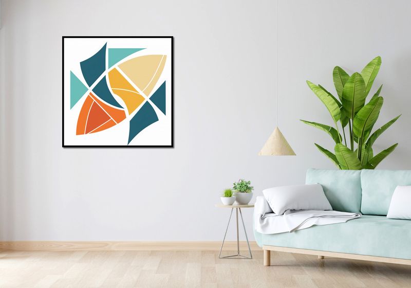 Plakat 90x90cm Geometria Wiatru zdjęcie 4