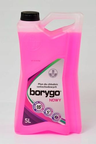 PŁYN DO CHŁODNIC BORYGO NOWY CZERWONY 5L B004 na Arena.pl