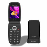Telefon komórkowy dla seniorów Volfen ASTRO FLIP Czarny 48 MB 2,8" 4G