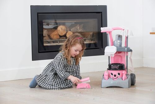 WÓZEK DO SPRZĄTANIA HETTY DLA DZIECI ZESTAW XXL ODKURZACZ MOP WIADRO CASDON na Arena.pl