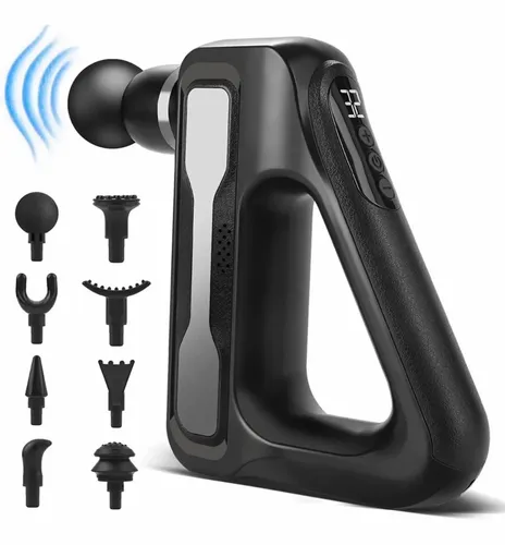 Masażer mięśni powięzi Pistolet do masażu punktów spustowych 8 nasadek na Arena.pl