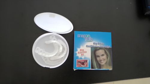 Zdejmowane licówki do zębów Snap On Smile zestaw góra i dół na Arena.pl