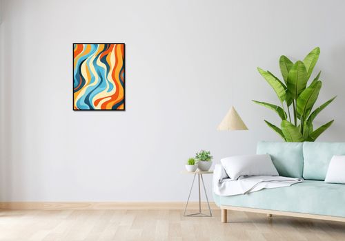 Plakat 50x65cm Tańczące Fale na Arena.pl