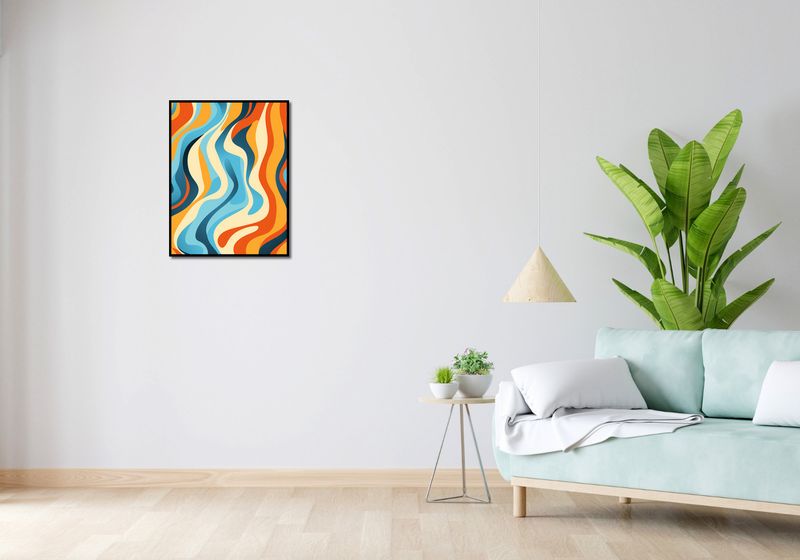 Plakat 50x65cm Tańczące Fale zdjęcie 4