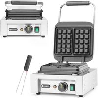 gofrownica profesjonalna duża kratka 2 gofry brukselskie 2200w