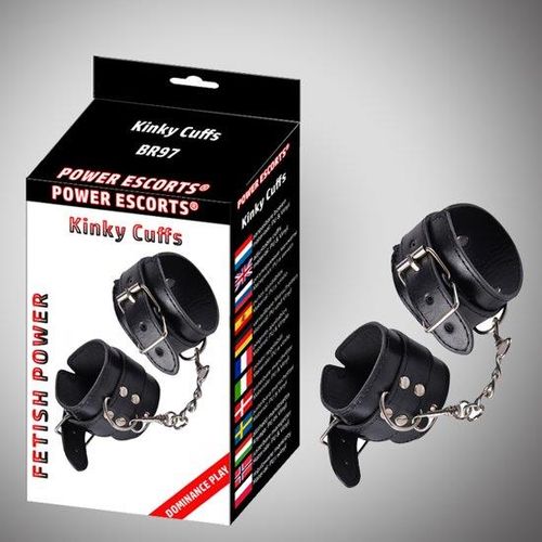 Kinky Cuffs Black Adjustable Cuffs na Arena.pl
