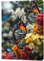 Obraz 70x100cm Motyle Na Łące
