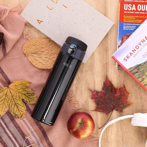 Kubek termiczny tyrystyczny NILS czarny 0,5l na Arena.pl